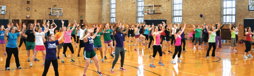 Notre Dame Recsports Pink Zone Fitness Party 2017 Featured Image