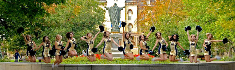 Womens Pom Squad // RecSports // University of Notre Dame