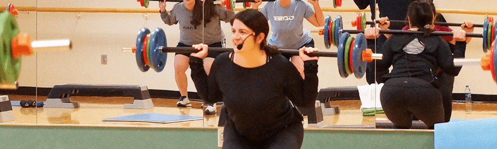 Notre Dame Recsports Pump It Up Sara Fitness Instructor Featured Image