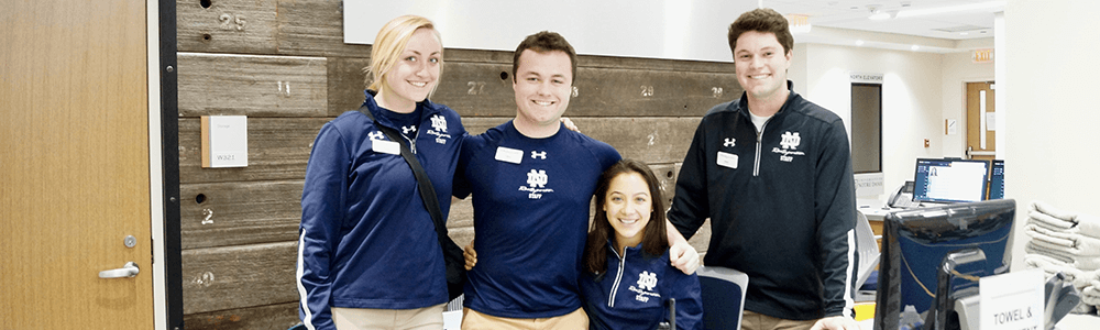 Notre Dame Recsports Spring 2018 Student Staff 1000x300