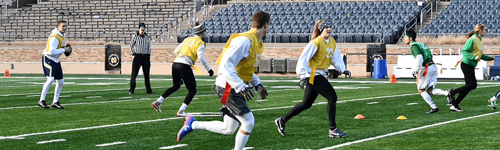 Notre Dame Recsports Intramural Sports Flag Football Featured Image 1000x300