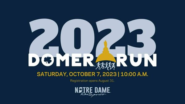 RecSports 2023 Domer Run Logo