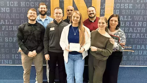 recsports most oustanding employee of the month for november grace with professional staff